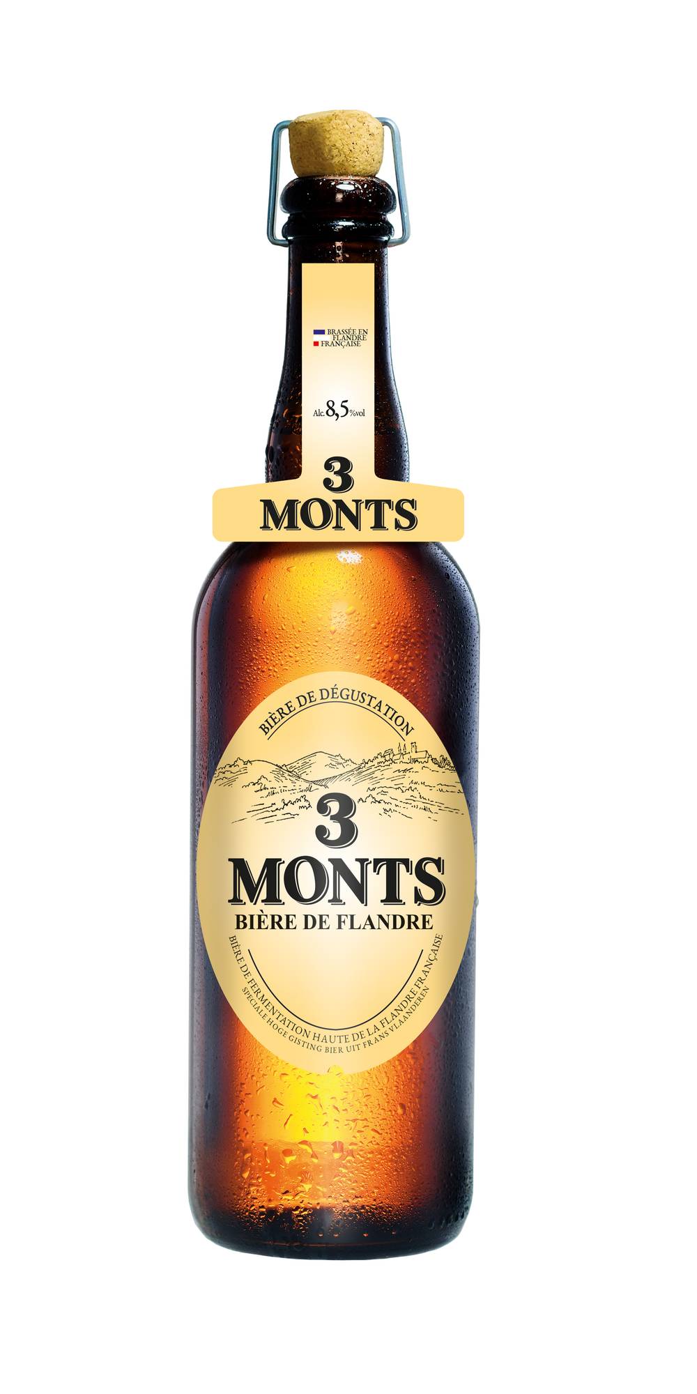 3 Monts - Bière blonde de flandre (750 ml)