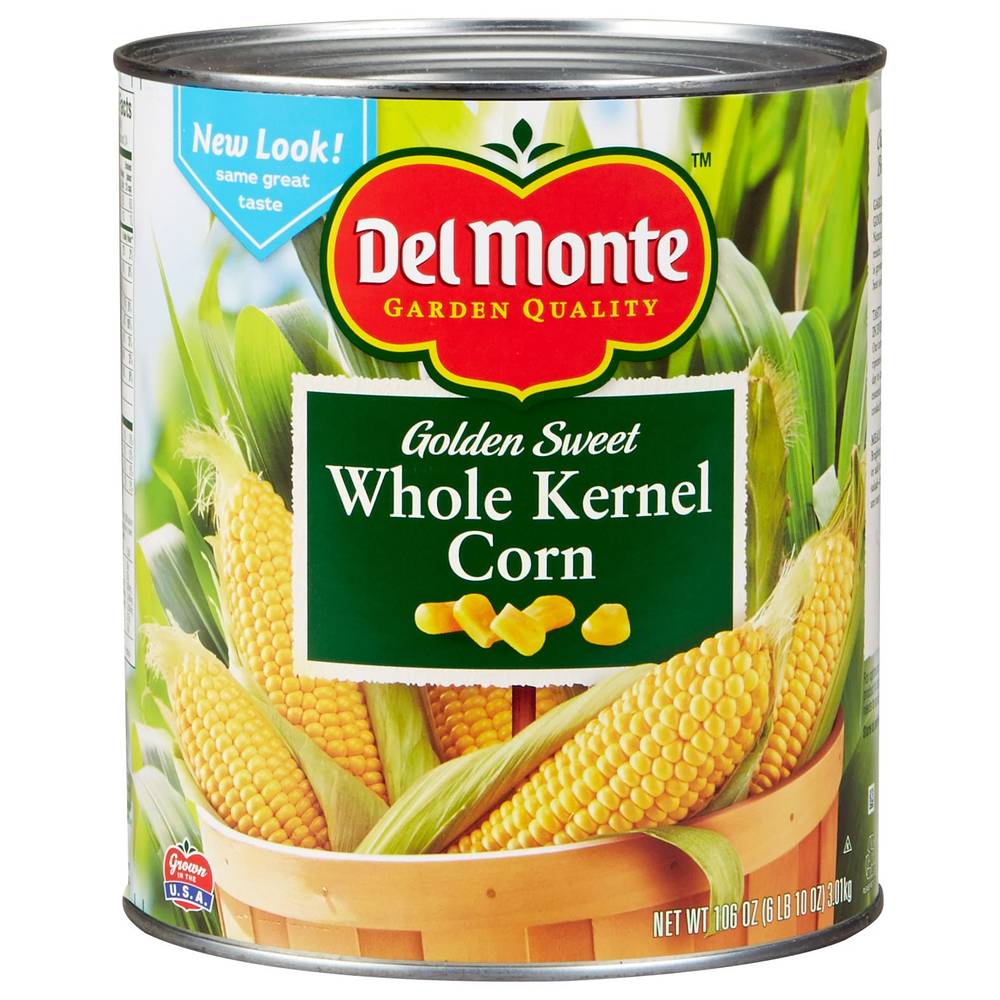Del Monte Whole Kernel Corn, 106 oz