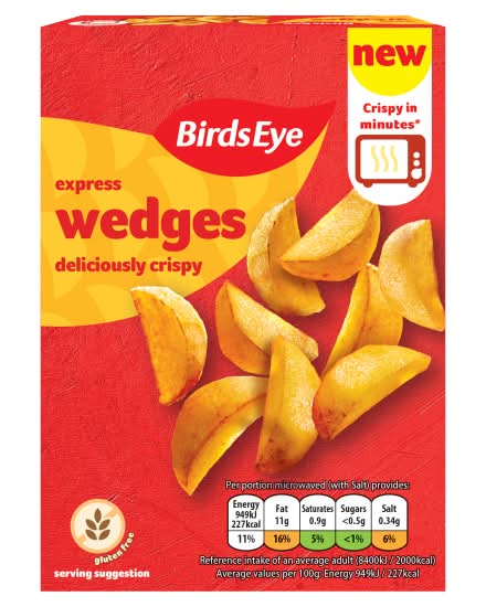Birds Eye Express Potato Wedges (100g)