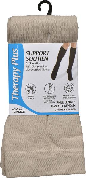 Therapy Plus Travel Knee High Grade Compression