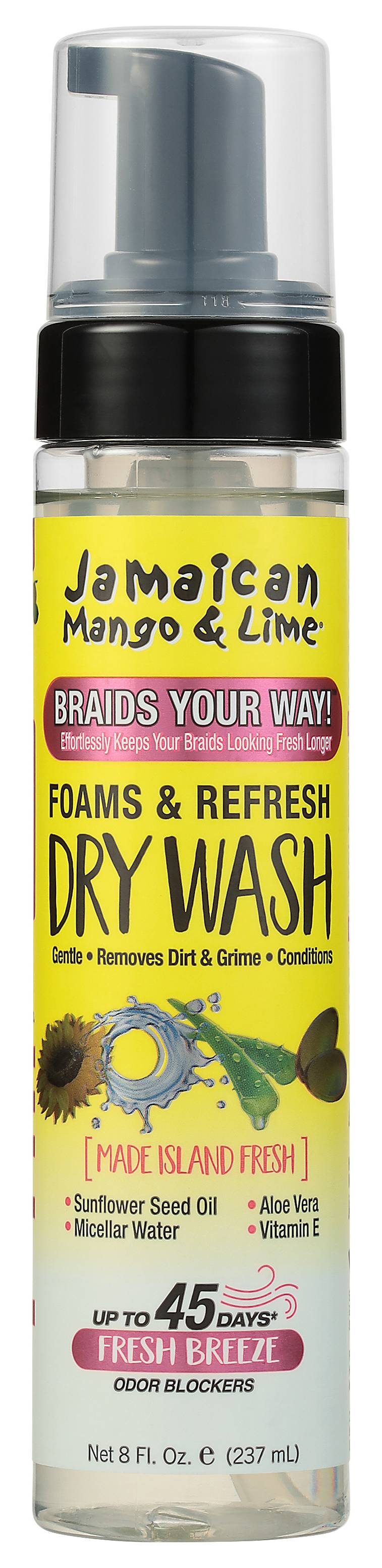 Jamaican Mango & Lime Foams & Refresh Fresh Breeze Dry Wash (8 fl oz)