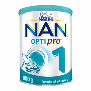 Leche infantil para lactantes en polvo Nestlé Nan Optipro 1 lata 800 g.