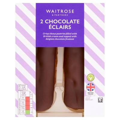 Waitrose Chocolate Éclairs (2 ct)