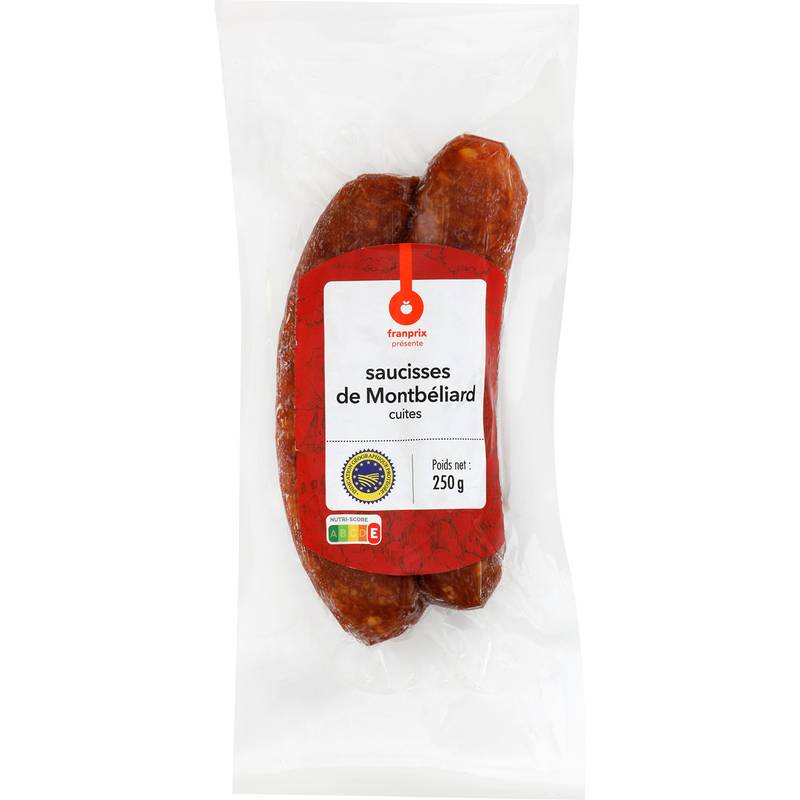 Franprix - Saucisses de montbéliard (2)