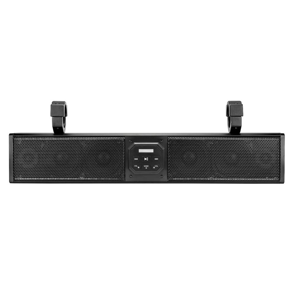 Bully 4-Inch Outdoor Bluetooth Sound Bar with Amplified Speakers, LED Illumination, and Wireless Remote | BBS-6000