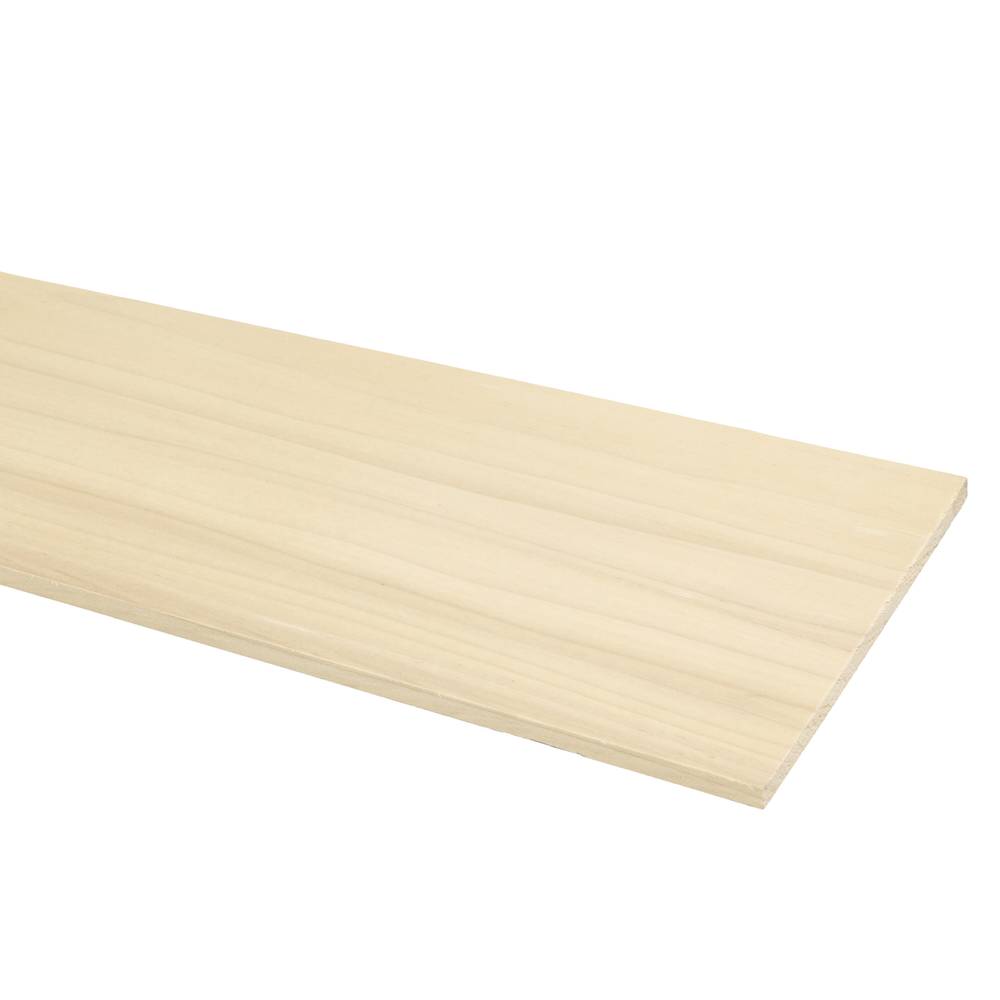 RELIABILT 1/4-in x 6-in x 4-ft S4S Poplar Common Hardwood Board | L5201464