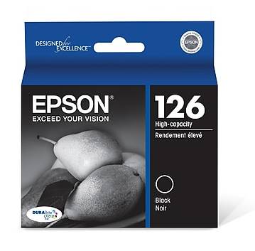 Epson T126 Black High Yield Ink Cartridge   (T126120-S)