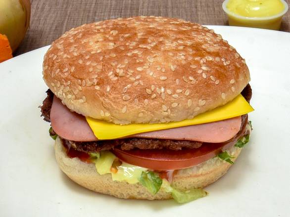 🥓🍔 2 Hamburguesas con Jamón🥓🍔