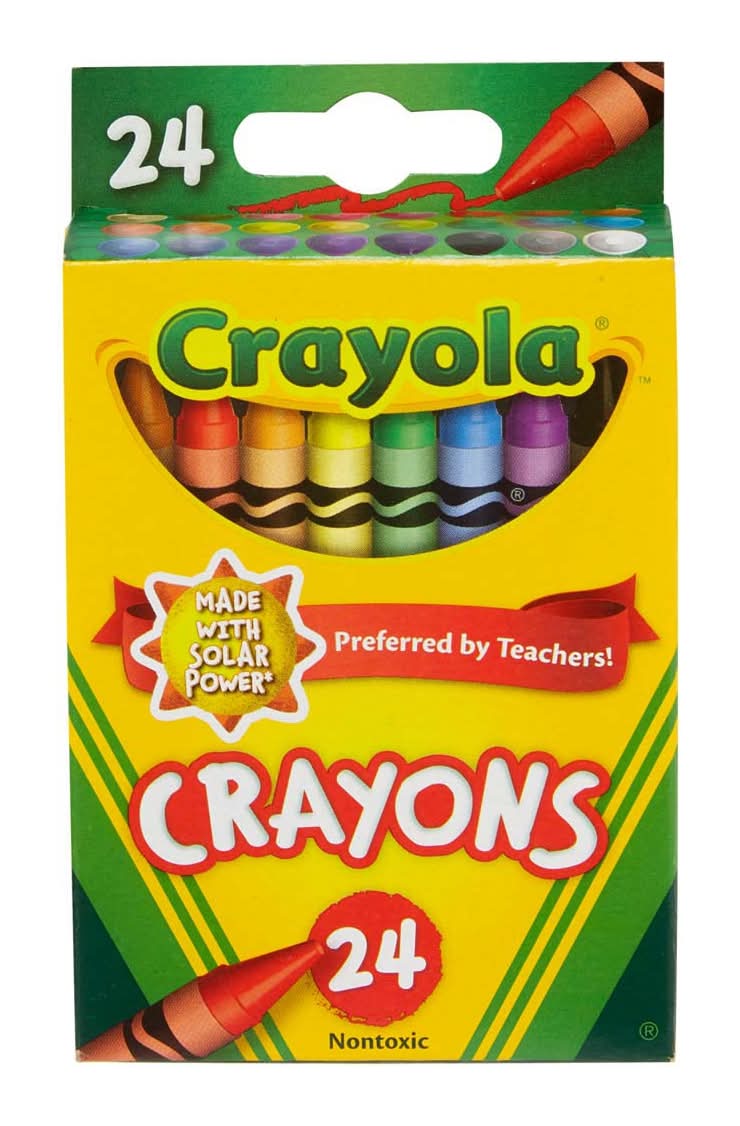 Crayola Nontoxic Crayons 24 Ct