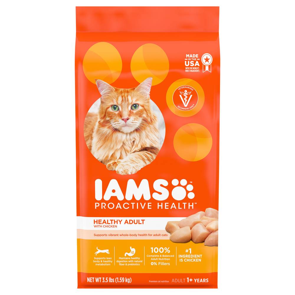 Iams Healthy Adult With Chicken Premium Cat Nutrition