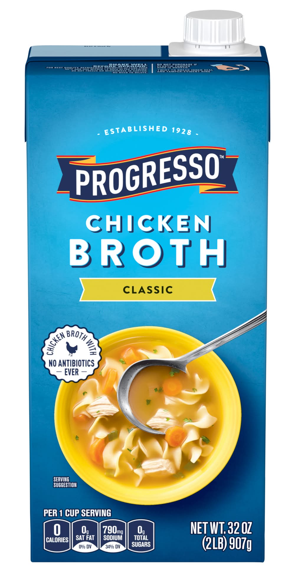 Progresso Chicken Broth, Classic (32 oz)