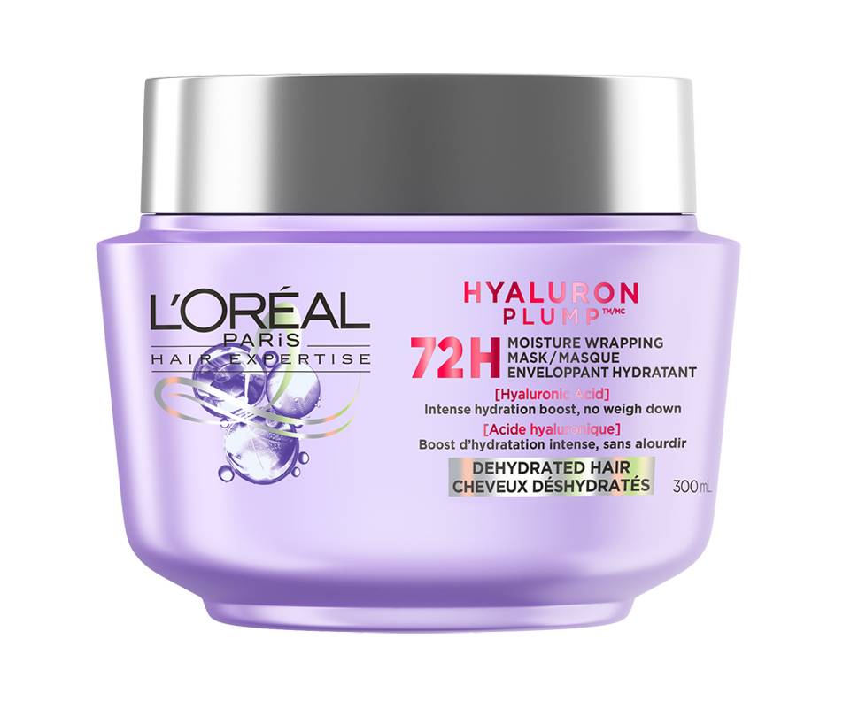 L'oréal hyaluron plump masque enveloppant hydratant pour cheveux