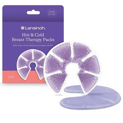 Lansinoh Breast Therapy pack With Soft Covers, Purple (2 ct)