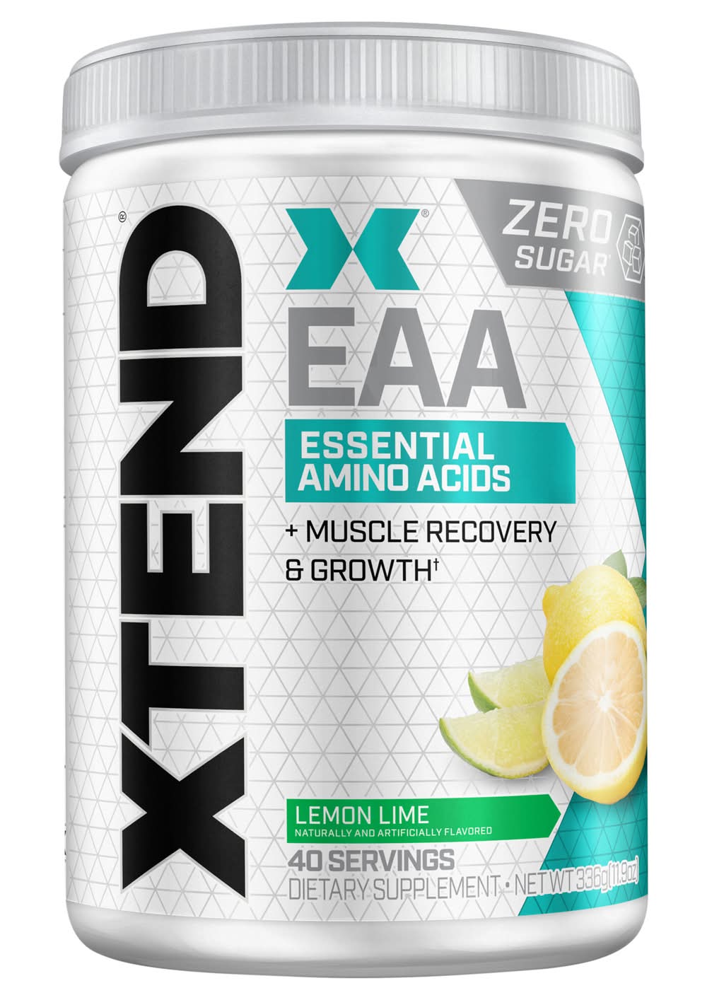 XTEND Zero Sugar Eaa Dietary Supplement, Lemon Lime (11.9 oz)