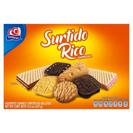 Gamesa Surtido Rico Assorted Cookies