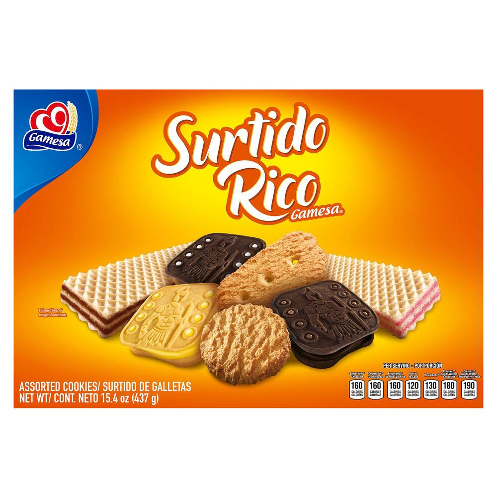 Gamesa Surtido Rico Assorted Cookies (15.4 oz)