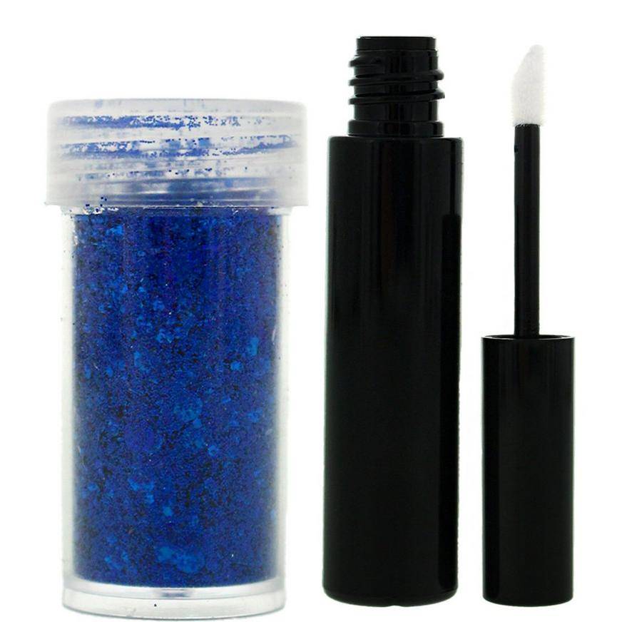 Blue Face Glitter Set, 2pc
