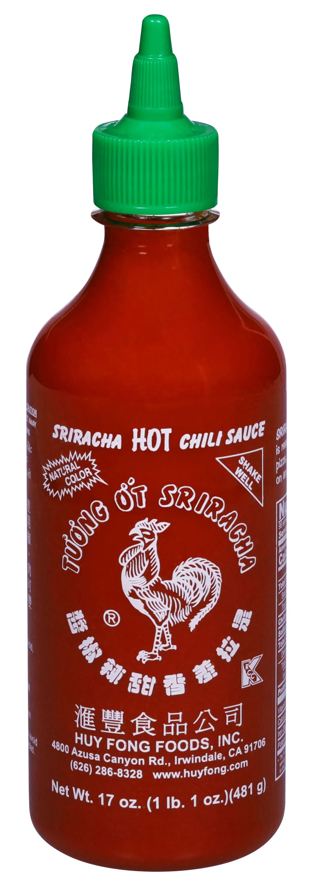 Huy Fong Sriracha Hot Sauce, Chili (17 oz)
