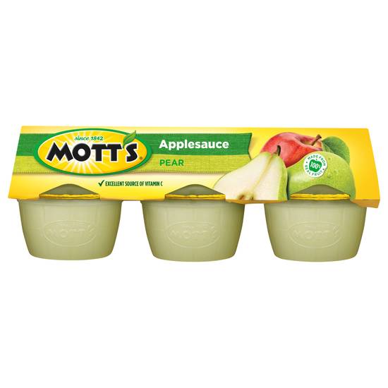 Mott's Pear Applesauce (6 x 4 oz)