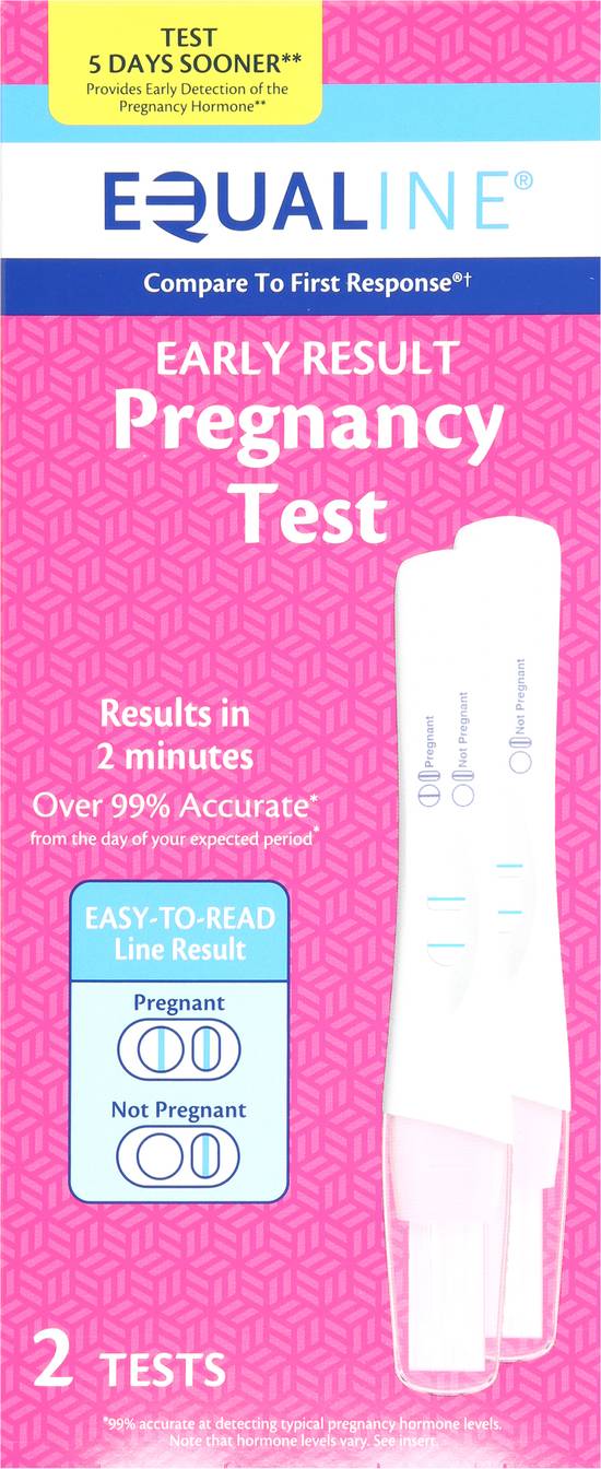 Equaline Early Result Pregnancy Test (2 ct)
