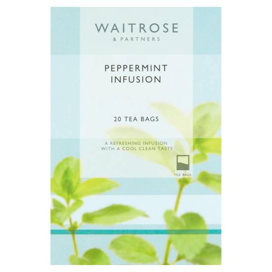 Waitrose Peppermint Infusion Tea Bags (20ct, 40g)
