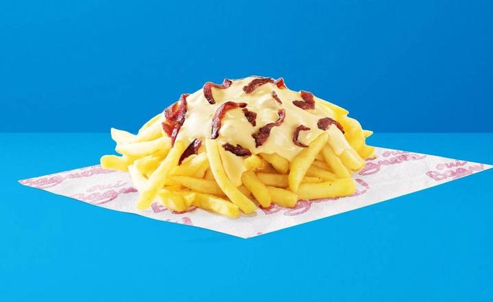 Frites sauce Oui Oui bacon