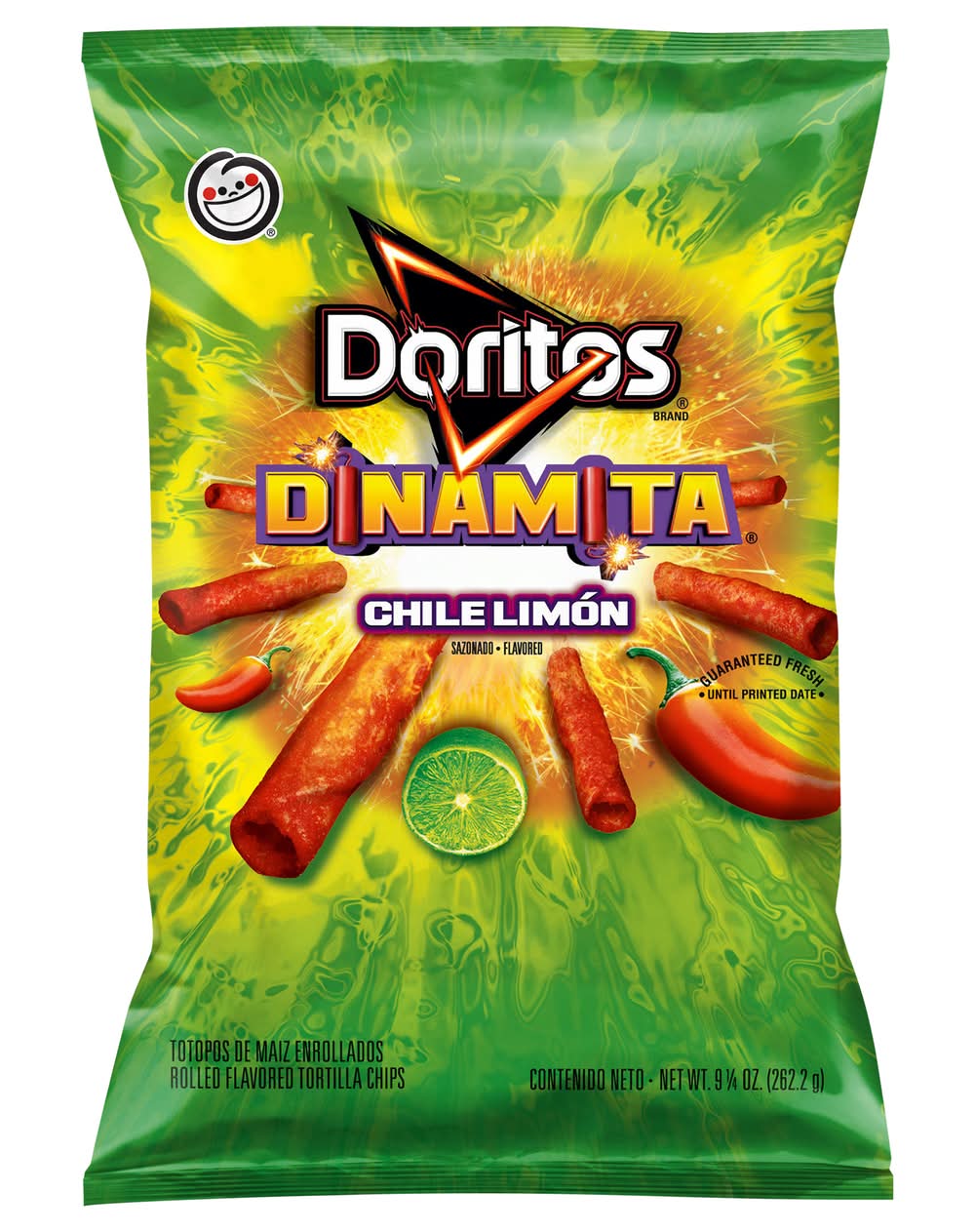 Doritos Dinamita Rolled Tortilla Chips, Chile-Limon (9.25 oz)