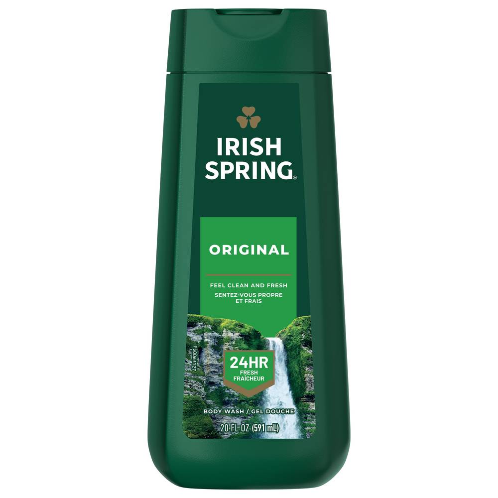 Irish Spring Original Clean Moisturizing Face + Body Wash