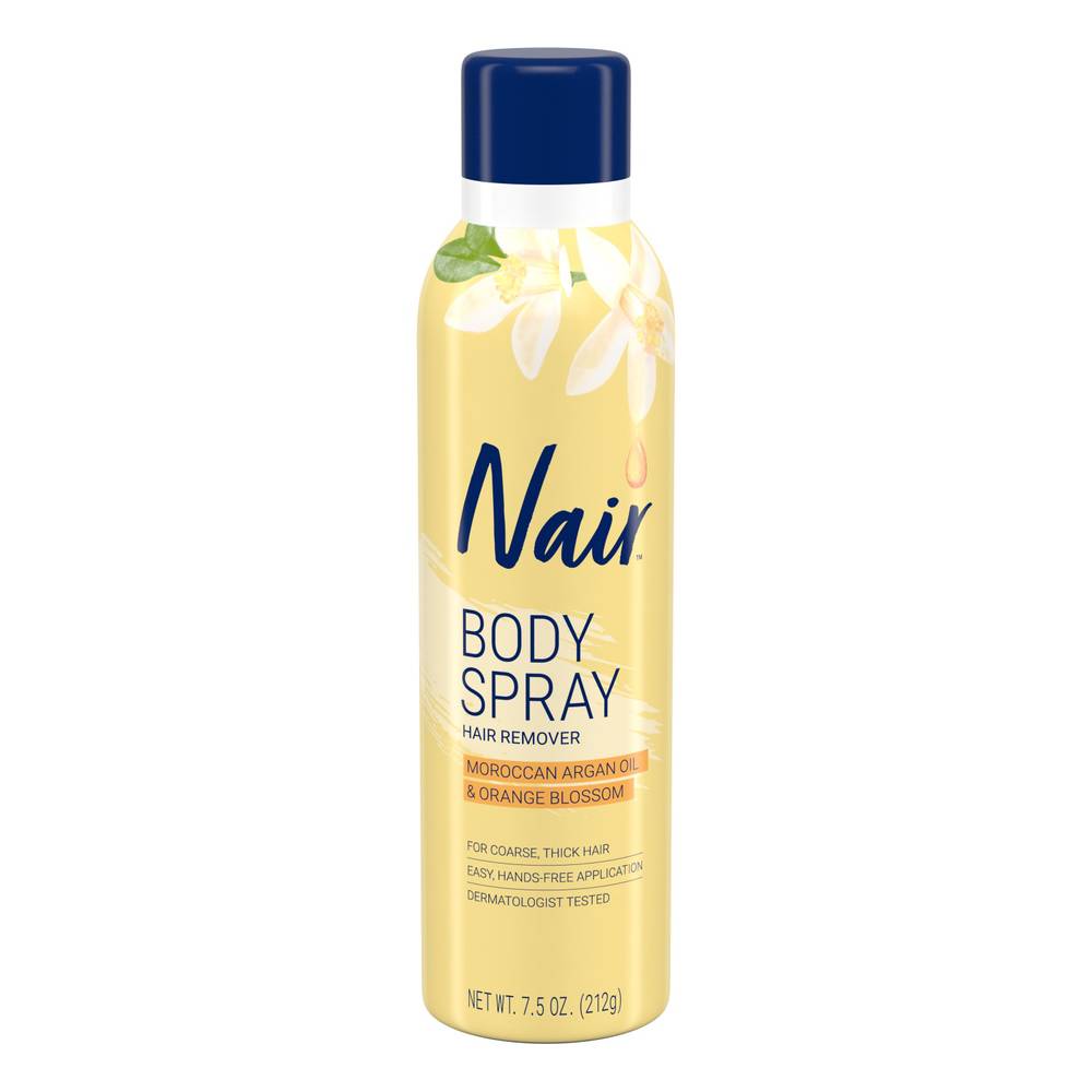 Nair Hair Remover Nourish Sprays Away Moroccan Argan Oil