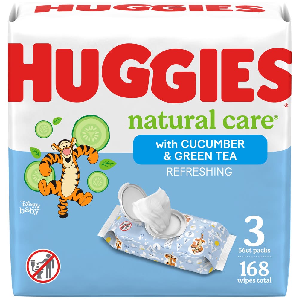 Huggies Cucumber & Green Tea Wipes (2.6 lbs)