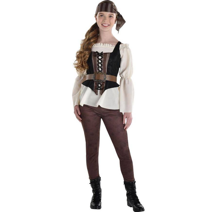 Girls' Shipwrecked Pirate Costume - Size - M