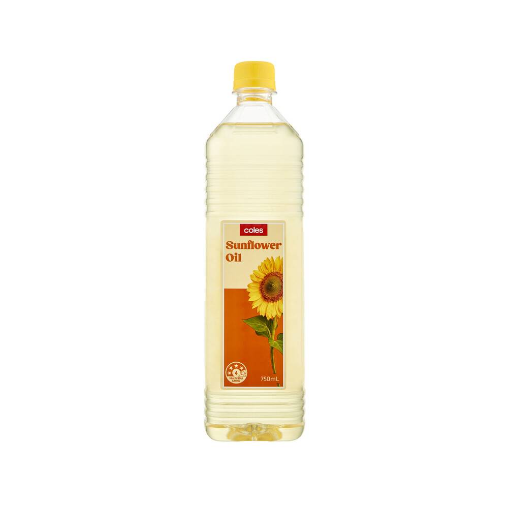 Coles Sunflower Oil 750ml