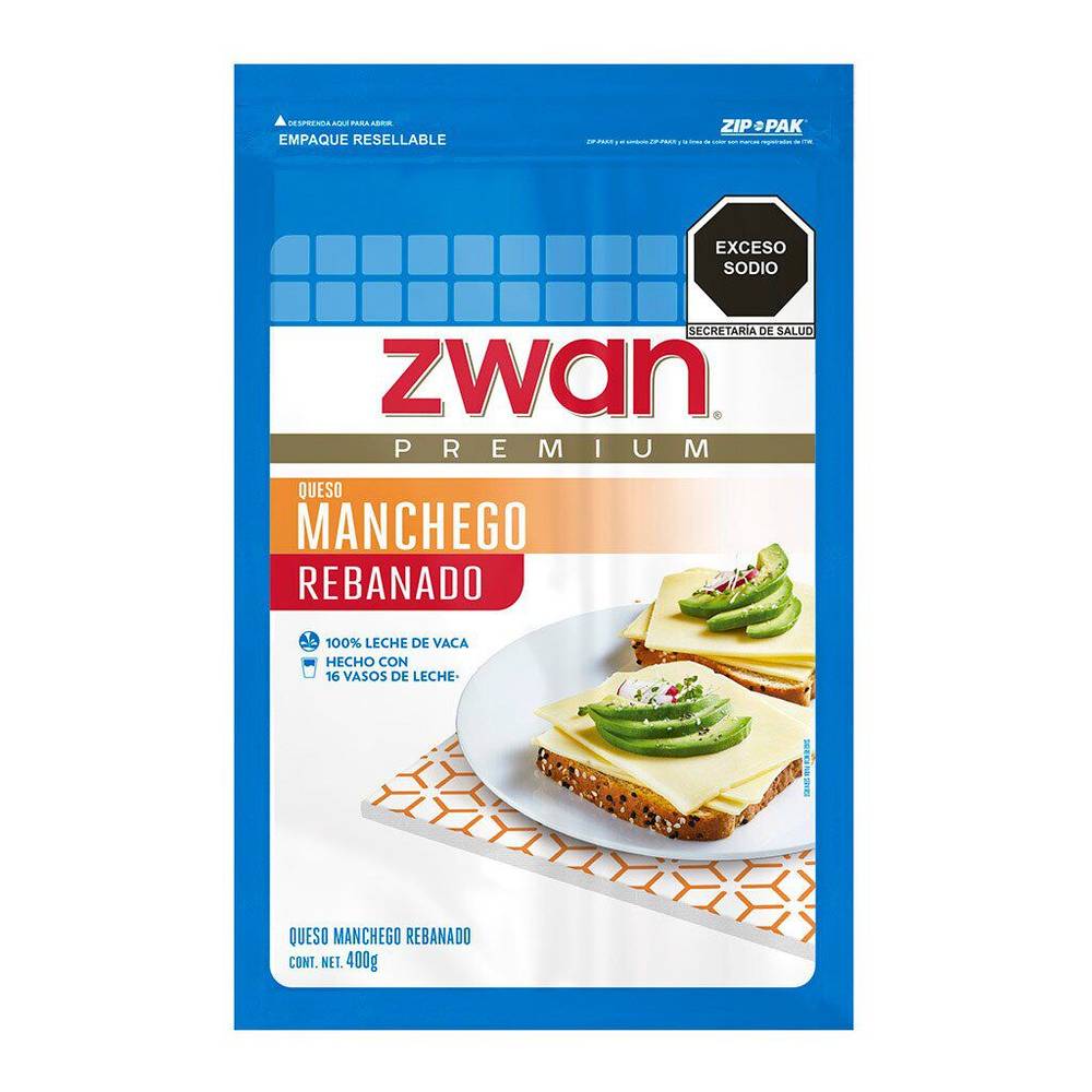Zwan queso manchego rebanado