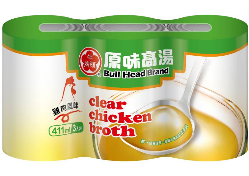 牛頭牌高湯-雞汁口味411g <411g克 x 1 x 3Can罐>