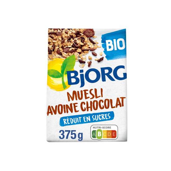 Muesli avoine chocolat Bio Bjorg 375g