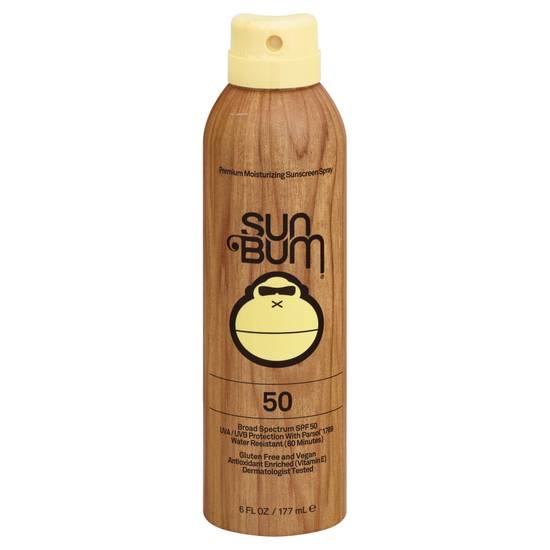 Sun Bum Broad Spectrum Spf 50 Moisturizing Sunscreen Spray
