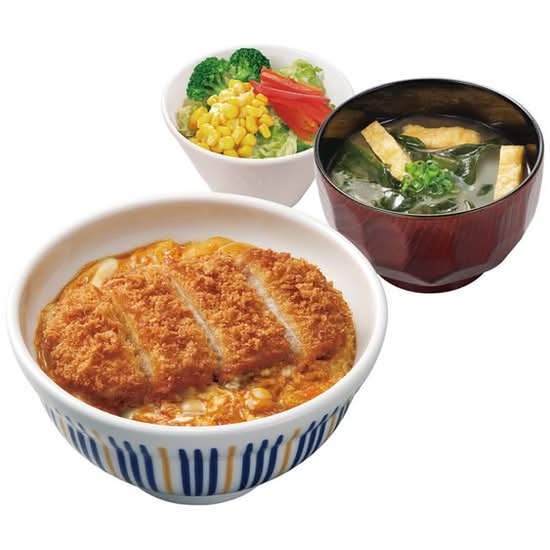 カツ丼 みそ汁＆サラダセット