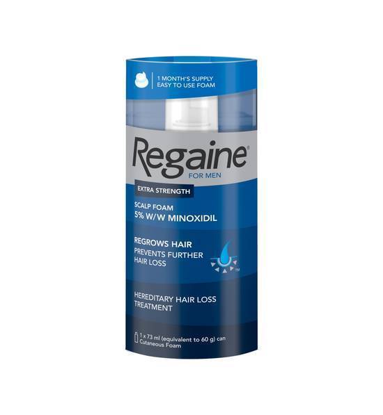 Regaine for Men Extra Strength Scalp Foam 5% w/w Cutaneous Foam - 1 months supply