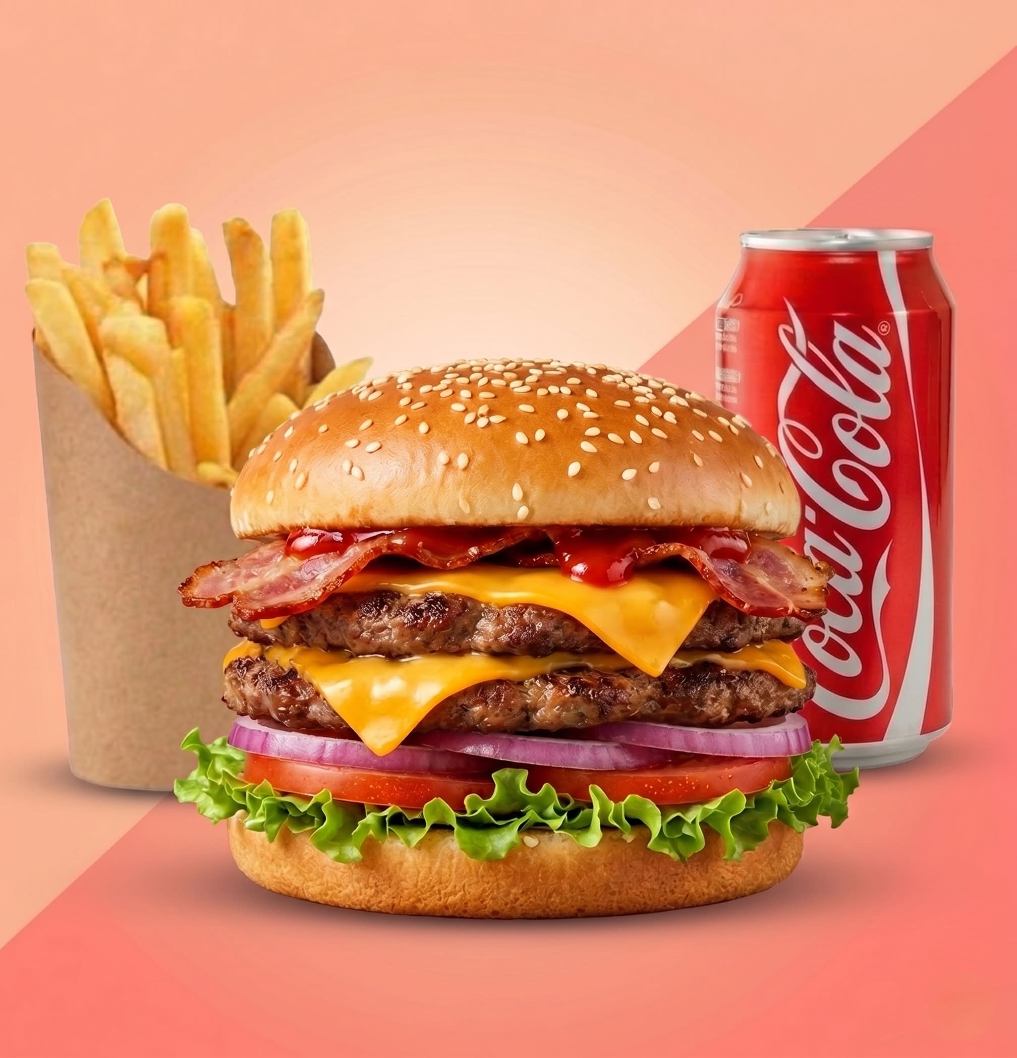Menu  Bacon Cheese Burger