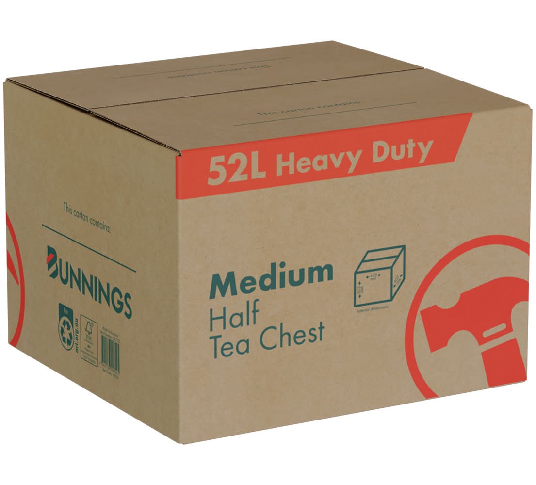 Bunnings 52L Heavy Duty Moving Carton