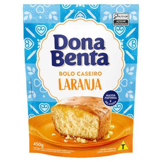 Dona benta mistura para bolo sabor laranja (450 g)