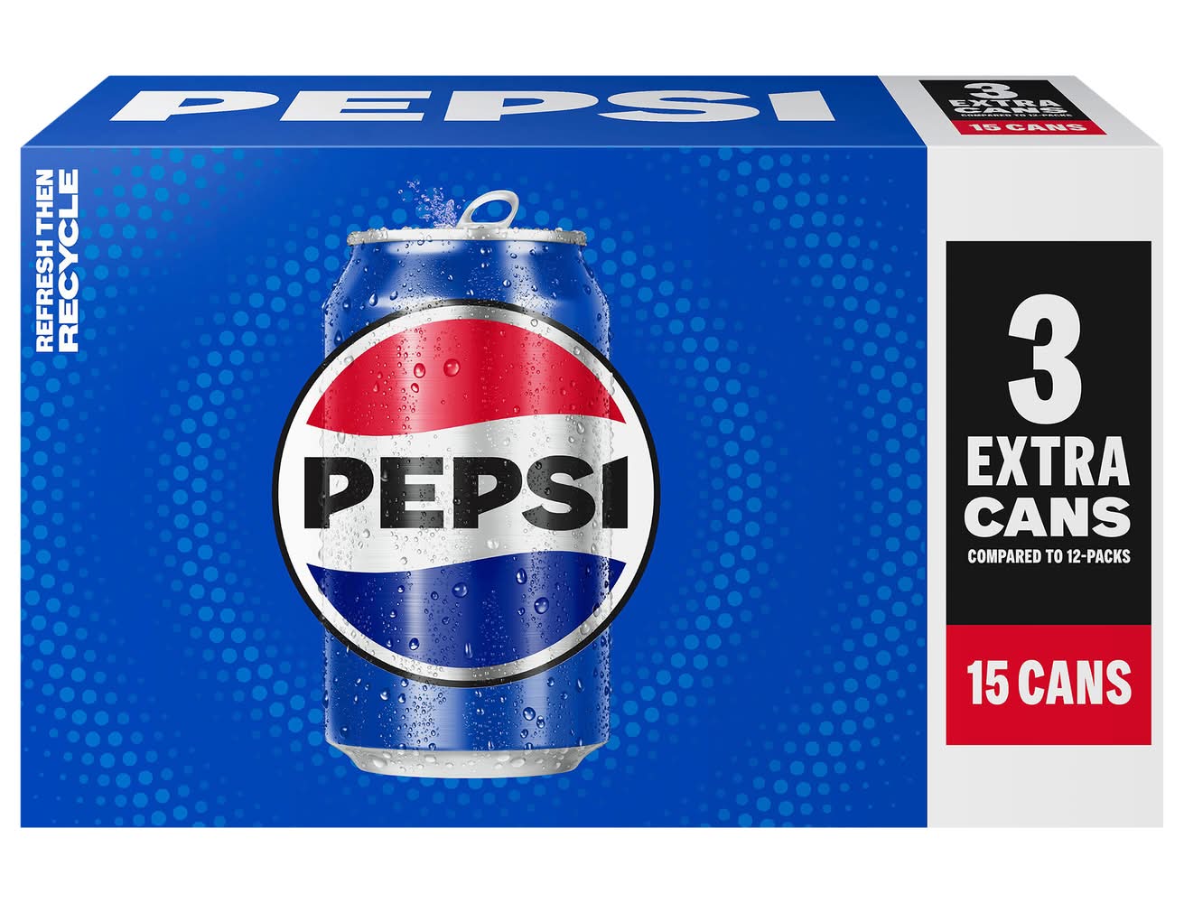 Pepsi Soda Drinks, Cola (15 x 12 fl oz)