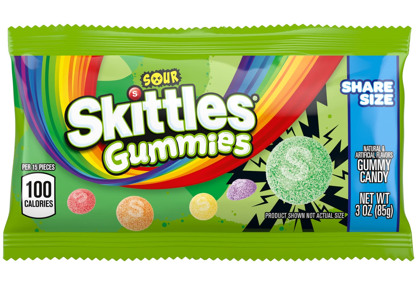 Skittles Sour Gummies (3 oz)