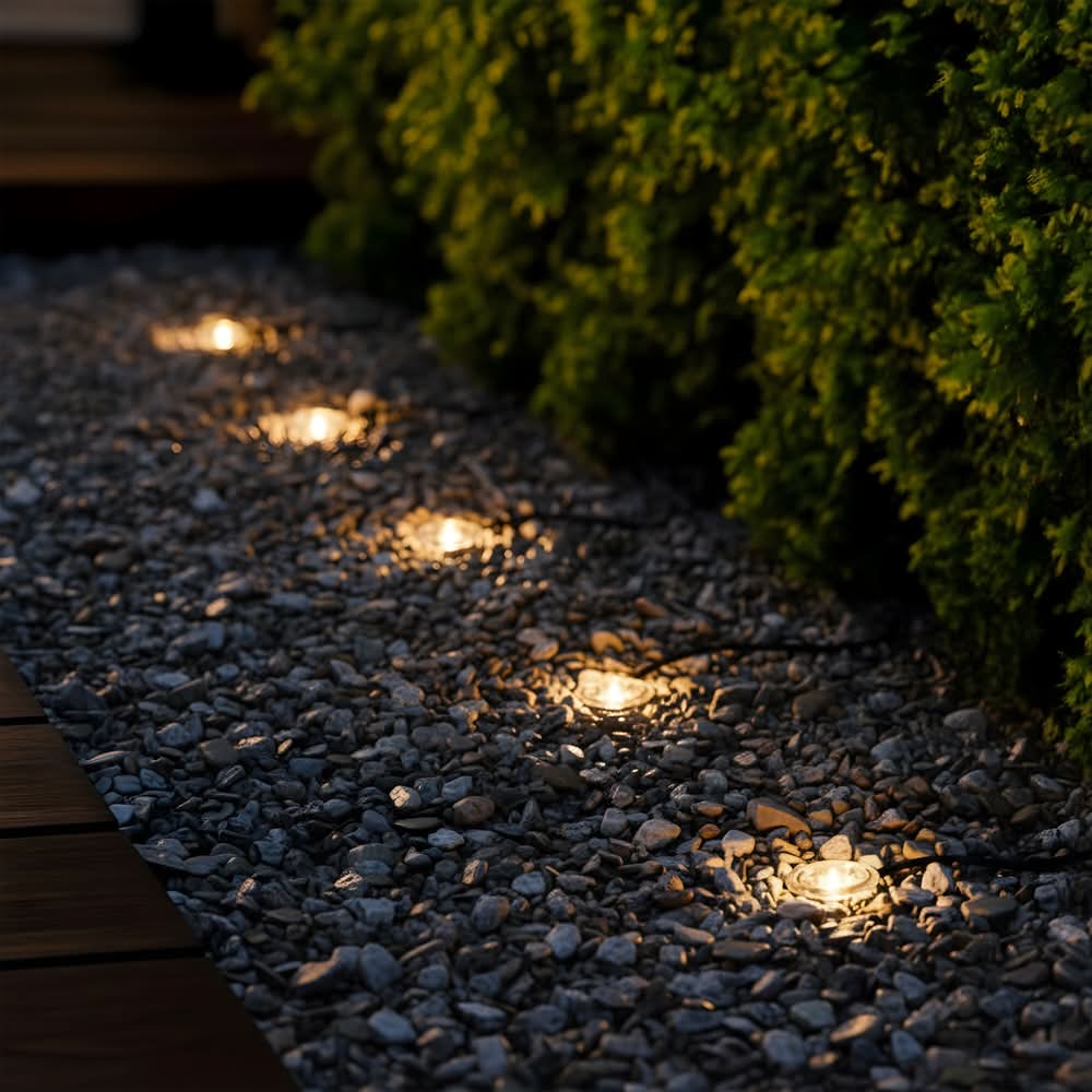 Harbor Breeze 8 -Lumens Black Solar LED Outdoor Path Light ( 3000-K )