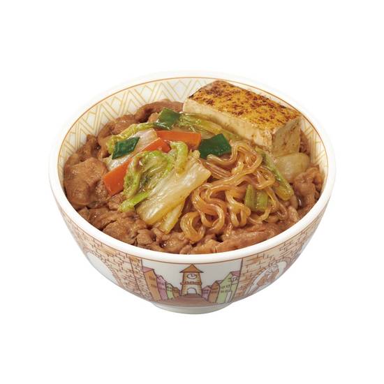 すきやき牛丼　Sukiyaki Style Gyudon