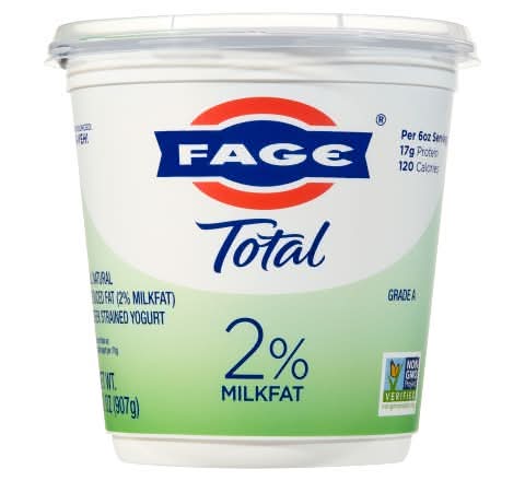 FAGE Total Grade a All Natural Reduced 2% Milkfat Greek Strained Yogurt (32 oz)