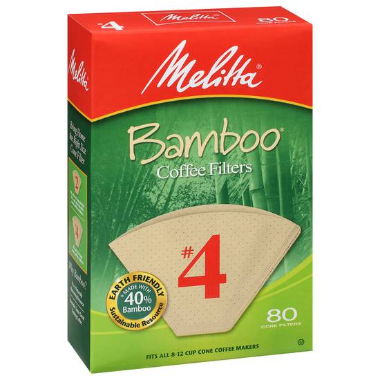 Melitta Bamboo Coffee Filters (80 ct) Entregas cerca de ti Uber Eats