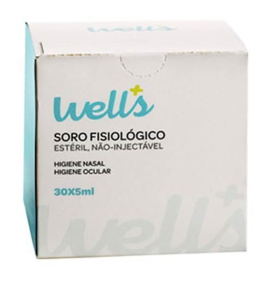 Soro Fisiológico Adulto Well's emb. 30 x 5 ml