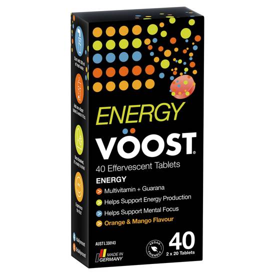 Voost Energy Effervescent Tablets 40 pack