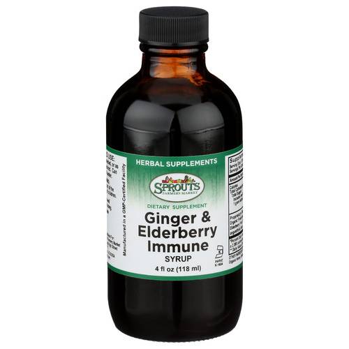 Sprouts Ginger & Elderberry Immune Syrup